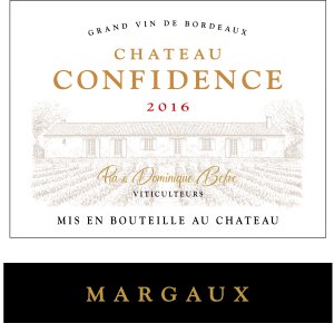 2016 Chateau Confidence de Margaux, AOC Margaux (image for) 2016 Chateau Confidence de Margaux, AOC Margaux