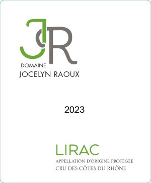 2023 Jocelyn Raoux, Lirac Blanc (image for) 2023 Jocelyn Raoux, Lirac Blanc