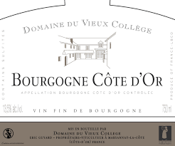 2022 Domaine du Vieux College, Bourgogne Rouge Cote d'OR (image for) 2022 Domaine du Vieux College, Bourgogne Rouge Cote d'OR