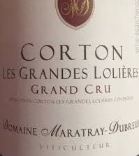 2023 Domaine Maratray-Dubreuil, Corton Les Grandes Lolieres Grand Cru Rouge (image for) 2023 Domaine Maratray-Dubreuil, Corton Les Grandes Lolieres Grand Cru Rouge